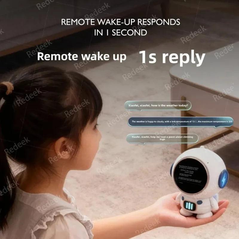 MiNi astronaut AI large model intelligent speaker M2 Bluetooth speaker  clock WIFI networked AI speaker Outdoor speaker