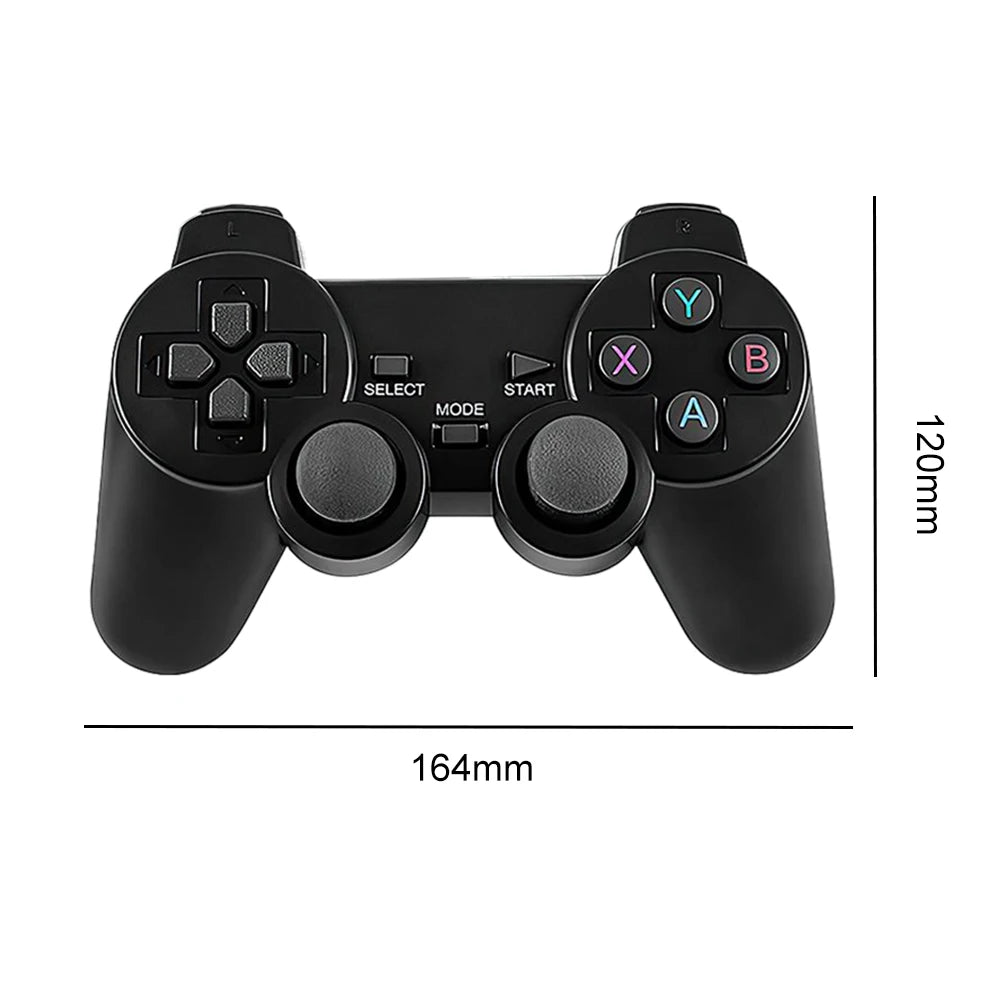 2.4G Wireless Gaming Controller with Receiver Wireless Game Joystick Gamepad 3D Rocker Wireless Gamepad Compatible with M8/ D90