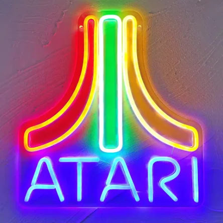 Arcade Personalized Gaming Neon LED Ambient Light USB Powered Dimmable Switch for Bedroom Game Room Home Wall Decoration