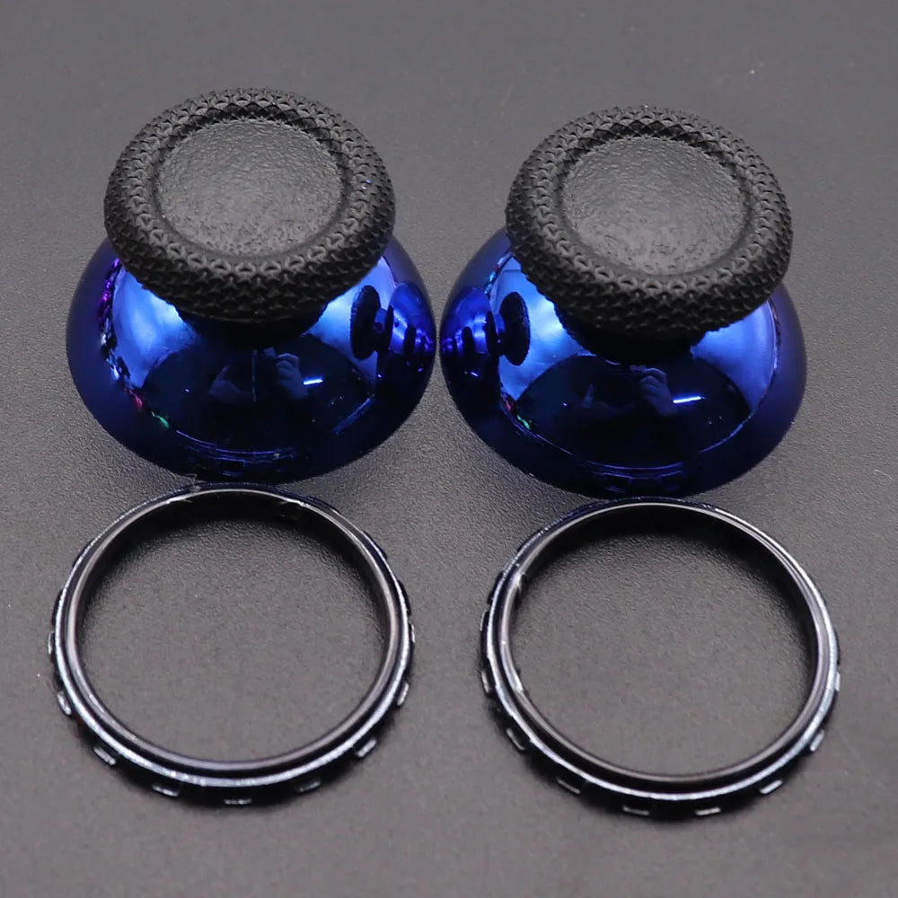 1set For PS5 V1 V2 V3 Controller Analog Accent Thumbstick Rings With 3D Analog Thumb Stick Joystick Caps Grip Game Accessories