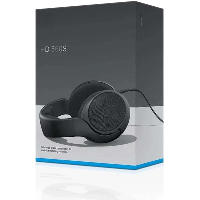 HD 560S Over Ear Headphones Open Back Design Neutral Frequency Response Sound Field Original Detachable Cable 3m Wired