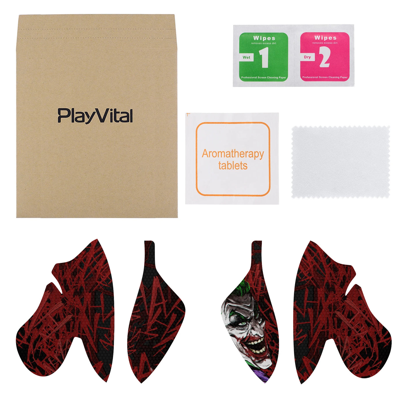 PlayVital Anti-Skid Sweat-Absorbent Controller Grip for ps5 Edge Wireless Controller Anti Sweat Protector - 8 Designs