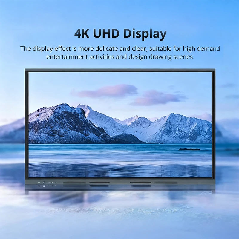 65 75 85 100 Inch 4K Touch Screen Interactive Classroom Smartboards Digital Boards Smart Interactive Display For School