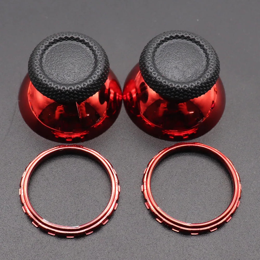 1set For PS5 V1 V2 V3 Controller Analog Accent Thumbstick Rings With 3D Analog Thumb Stick Joystick Caps Grip Game Accessories