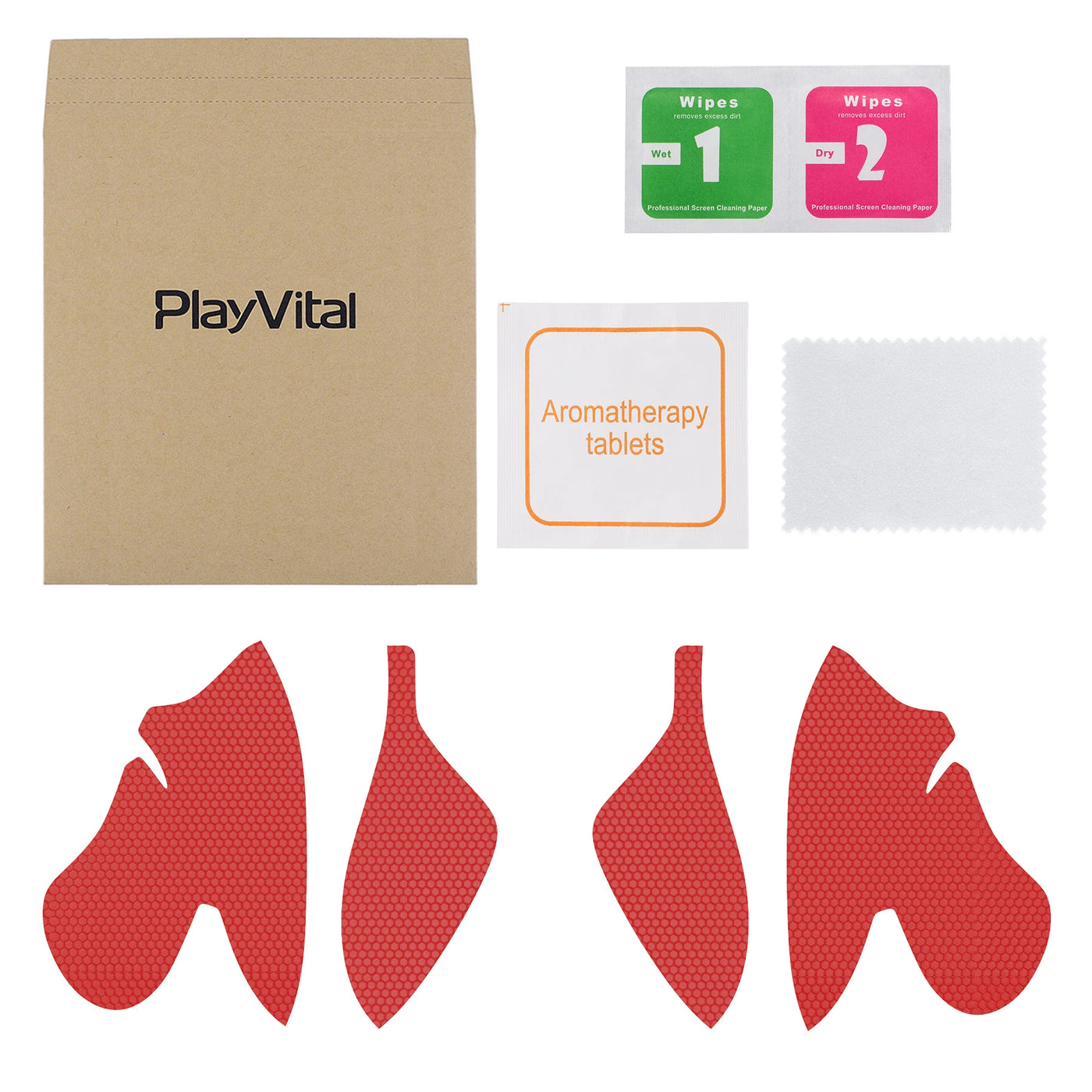 PlayVital Anti-Skid Sweat-Absorbent Controller Grip for ps5 Edge Wireless Controller Anti Sweat Protector - 8 Designs