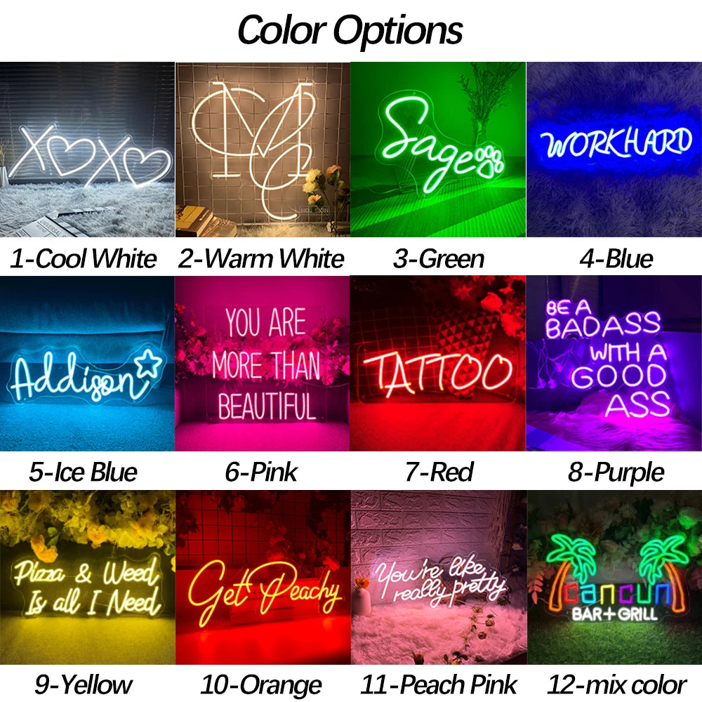 Neon Sign Lights Gaming Room Decoration Bedroom Neon Led Sign Home Decor Wall Art Custom Neon Light Personalize Birthday Gifts