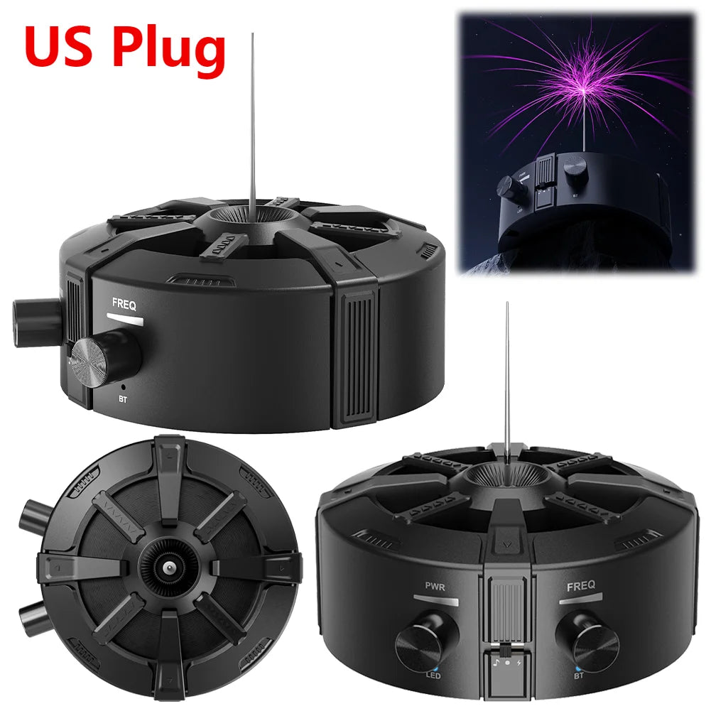 New Tesla Coil Music Touchable Spark Musical Tesla Coil Lighting Student Science Experiment Tools Wireless Bluetooth Speaker