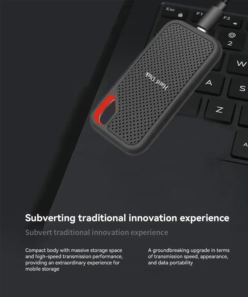 Lenovo Hard Disk SSD 256TB Mobile E60 2TB 8TB 128TB USB 3.1 HD External Hard for Laptop PS5 Mobile Hard Disk HDD Storage Devices