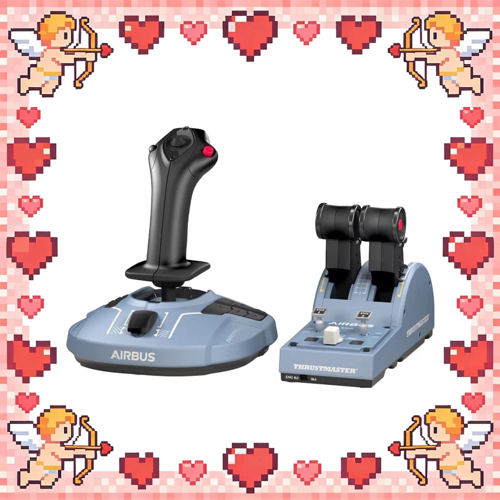 THRUSTMASTER TCA Airbus Edition A320 Simulated Flying Rocker HEART High Precision Magnetic Induction Technology Game Rocker Gift