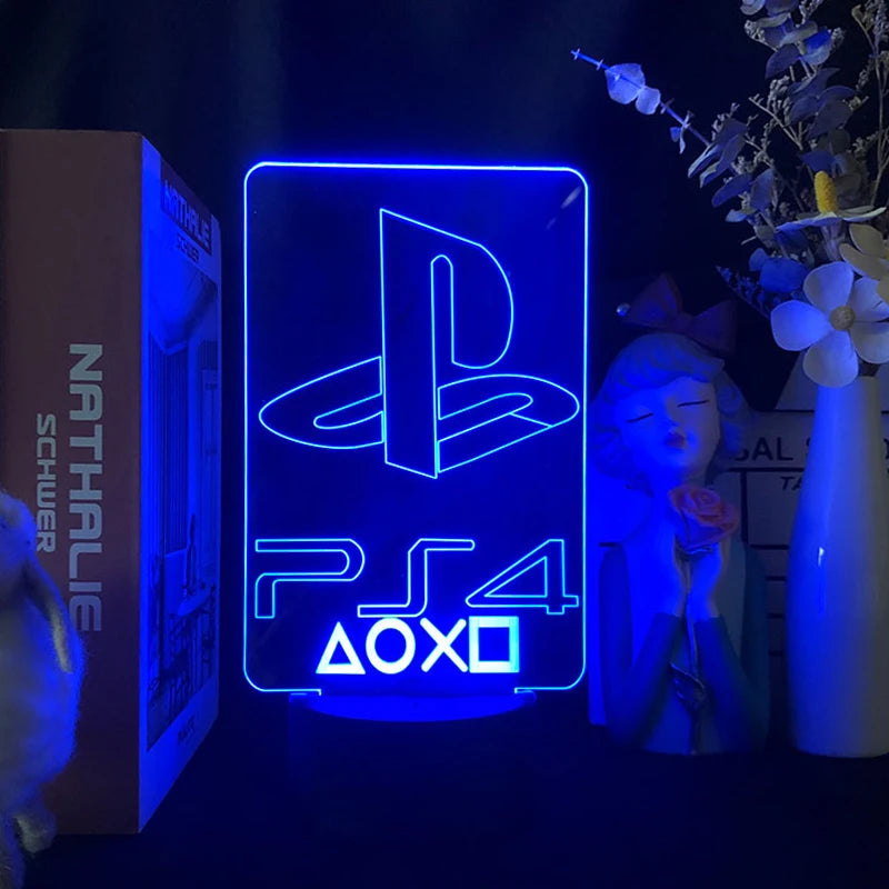 Gaming Room Decor Fancy Lighting Luces Habitacion Game Over Setup Chambre Decoration Luz LED Lamp RGB Gamer Night Light Gift