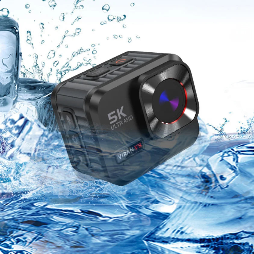 Affordable 5K Action Camera for Vlogging,Tracking Sport Camera,Shock-Resistant,Touch Screen,Wide Angle Waterproof Action Cam