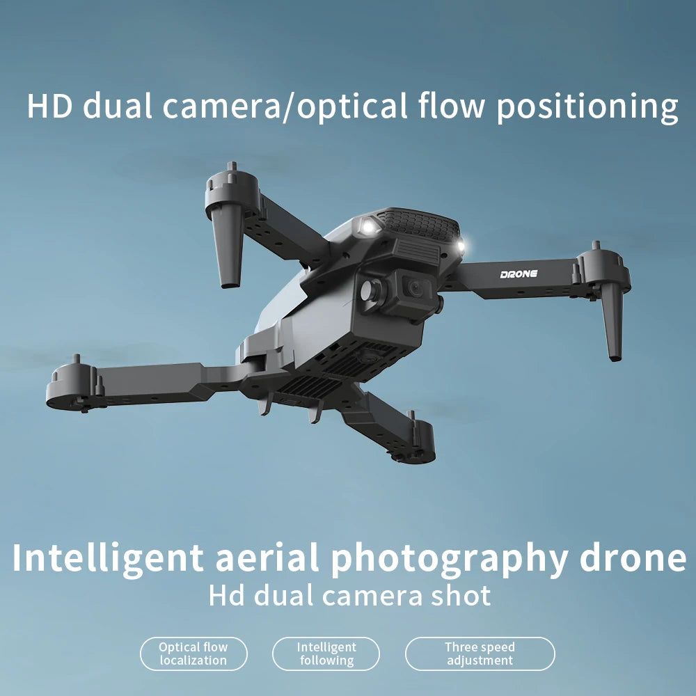 2025 E88 Pro Drone Profesional HD 4K RC Airplane Dual-Camera Optical flow Localization RC Quadcopter Airplane Helicopter Boy Toy