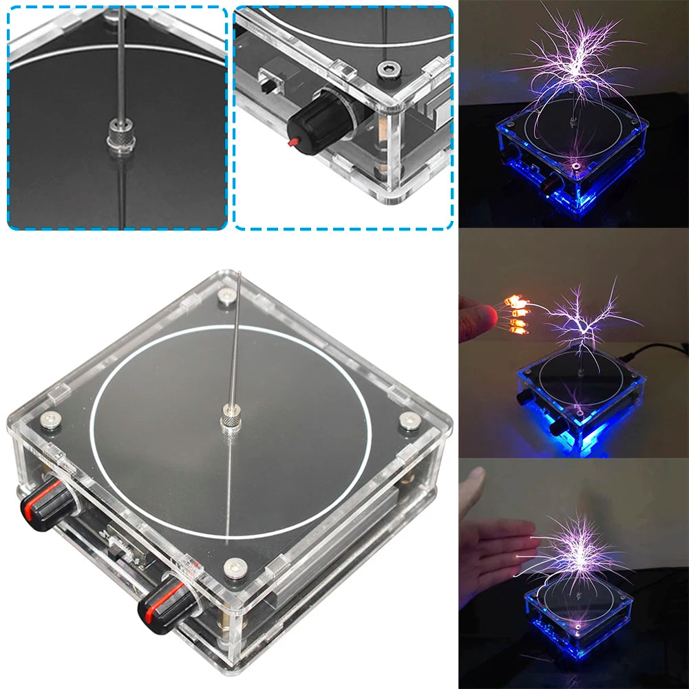 New Tesla Coil Music Touchable Spark Musical Tesla Coil Lighting Student Science Experiment Tools Wireless Bluetooth Speaker