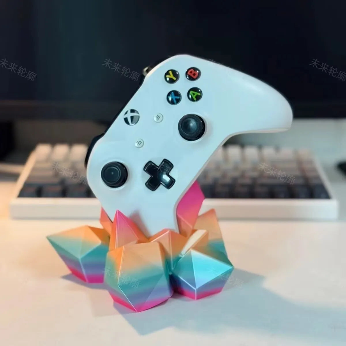 Universal Gaming Controller Stand 3d Printed Crystal Display Holder For Xbox Ps4 Ps5 Switch - Toy & Hobby Accessory
