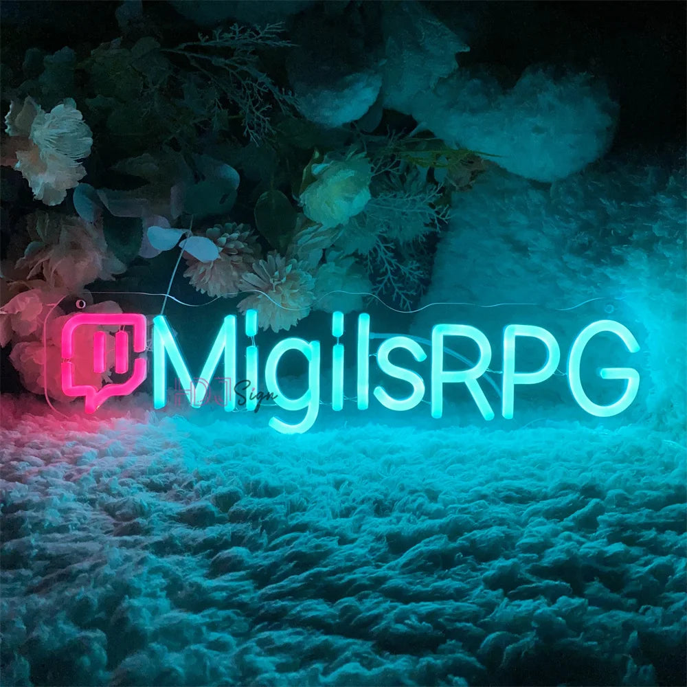 Personalized Gamer Neon Sign Led Wall Custom LED Lights USB Gaming ID Bedroom Decoration Bar music Game Room Decor Neon Lights