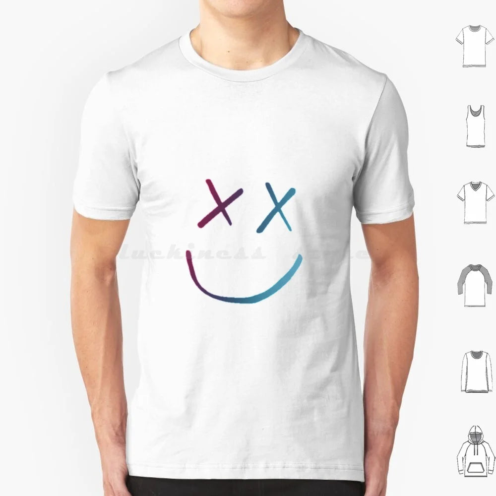 FAZE1 T Shirt Big Size 100% Cotton Rainbow Face Cool Fearless Walls Kill My Mind Purple Face Niall Horan Liam Payne Zayn Cute Laptop