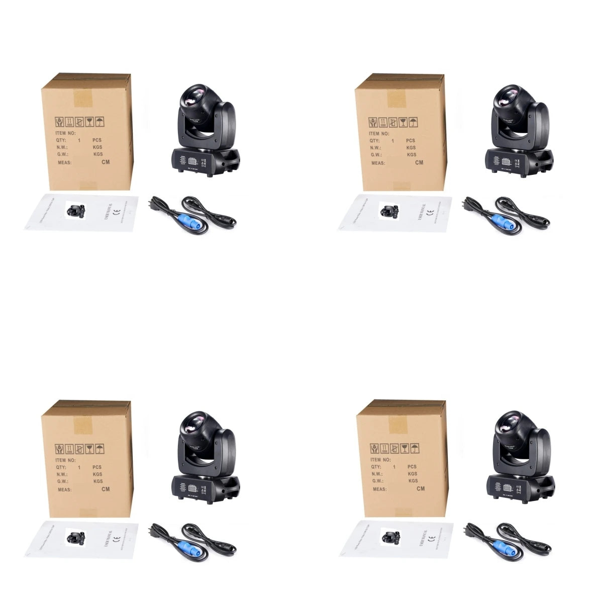 Moving Head Stage Light 120W LED With Sound Activated DMX512 Control Professional DJ Spotlight For Disco Events Church Show Bar