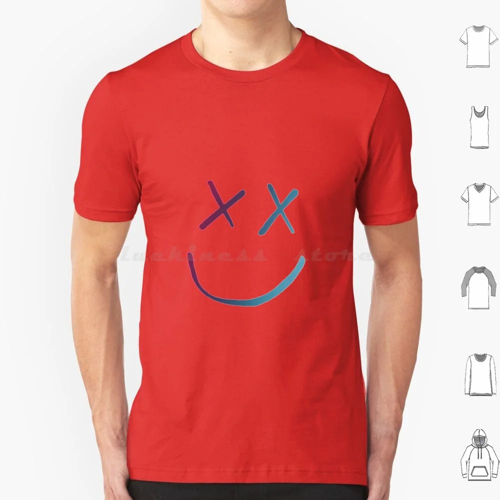 FAZE1 T Shirt Big Size 100% Cotton Rainbow Face Cool Fearless Walls Kill My Mind Purple Face Niall Horan Liam Payne Zayn Cute Laptop