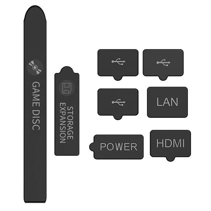 Aolion RGB Cooling Fan Host Dust Proof Cover Mesh Filter Jack Stopper Kit For Xbox Series X Game Console Handle Rack Accessories