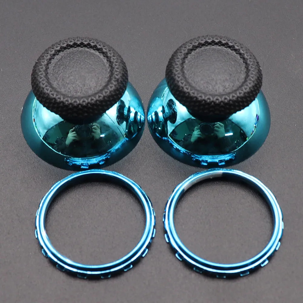 1set For PS5 V1 V2 V3 Controller Analog Accent Thumbstick Rings With 3D Analog Thumb Stick Joystick Caps Grip Game Accessories