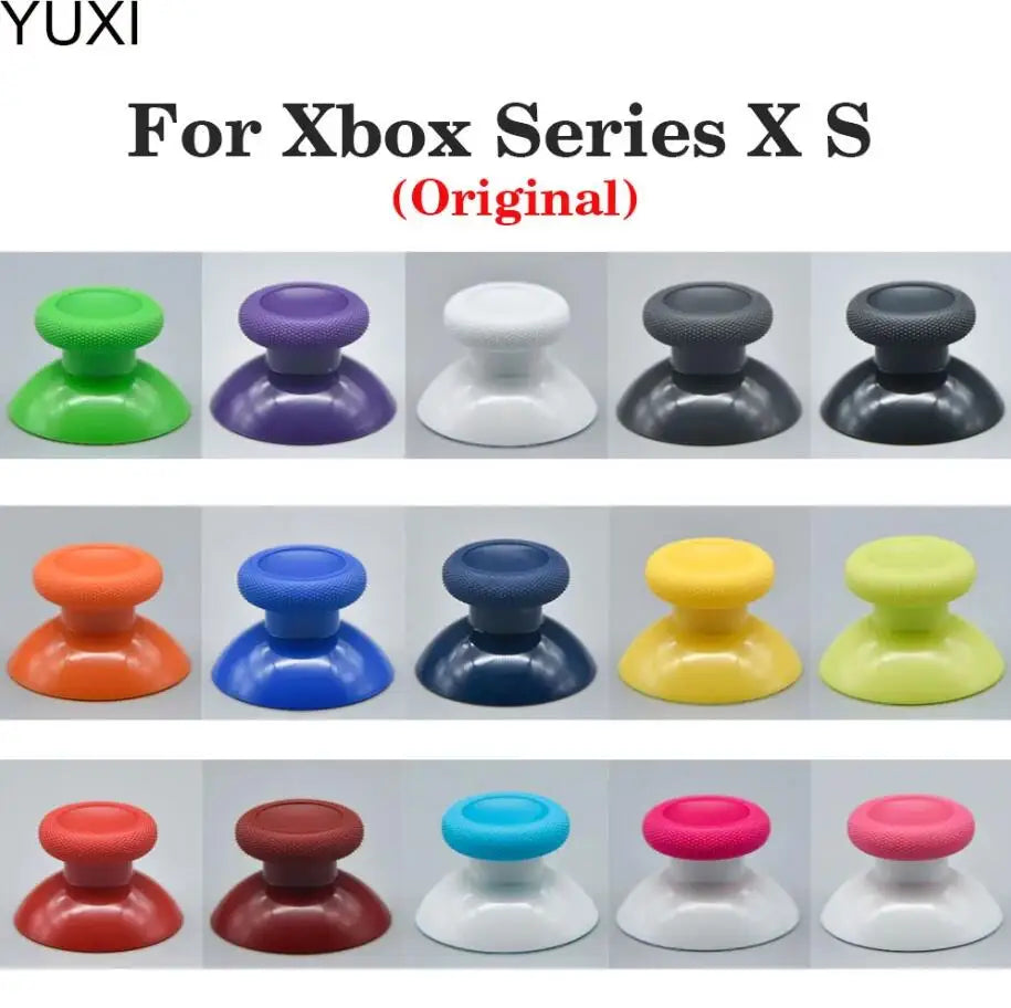 YUXI 2PCS Original 3D Analog Joystick Thumb Stick Grip Cap Rocker Buttons For Xbox Sereis S X Controller Thumbsticks Cover