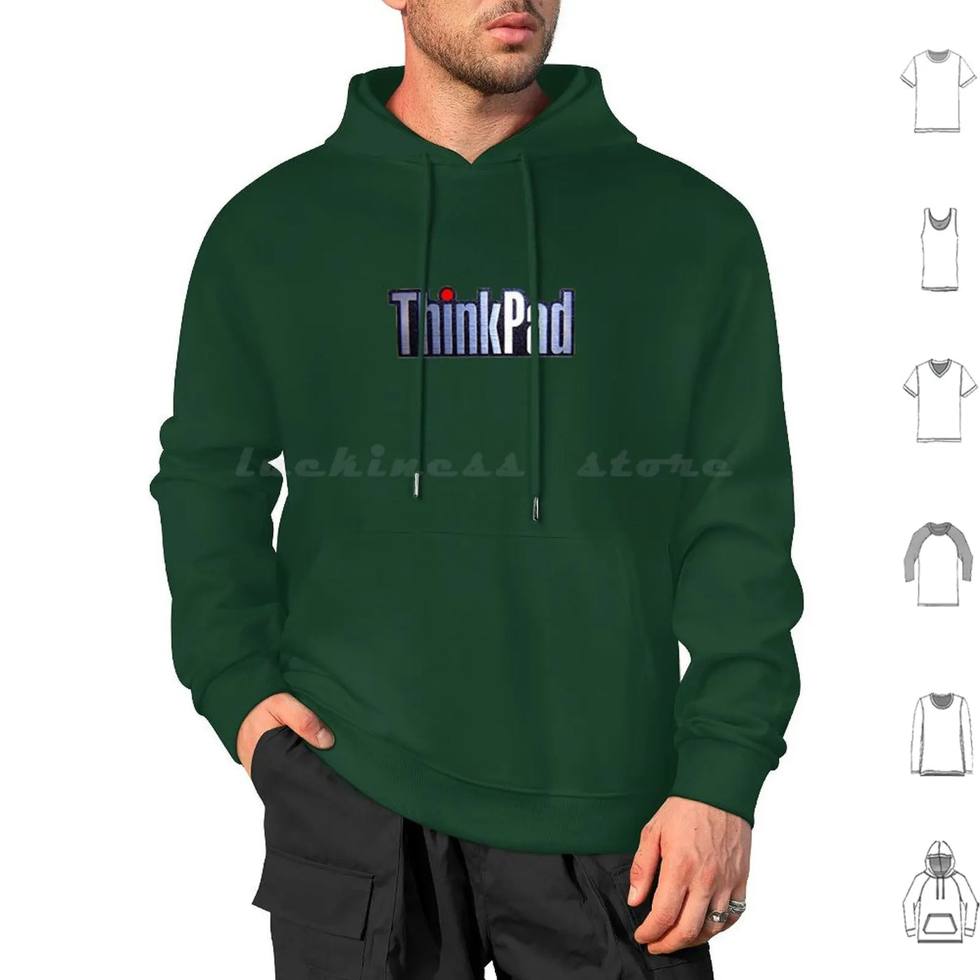 Thinkpad Logo Realistic Hoodies Long Sleeve Thinkpad Think Logo Ibm Shiny Emblem Metal Realistic Laptop Pc Windows 1990