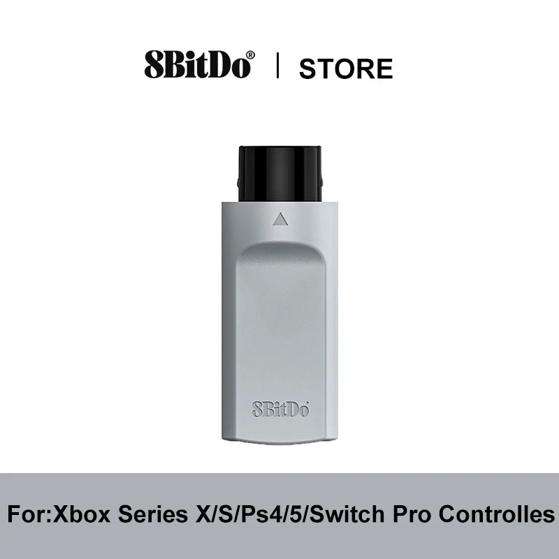 8BitDo Retro Receiver Adapter for N64 Console & Windows 10/11– Compatible with Switch Pro, PS5/PS4 & Xbox Series Controllers