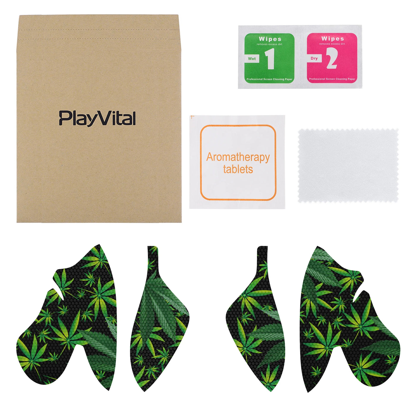 PlayVital Anti-Skid Sweat-Absorbent Controller Grip for ps5 Edge Wireless Controller Anti Sweat Protector - 8 Designs