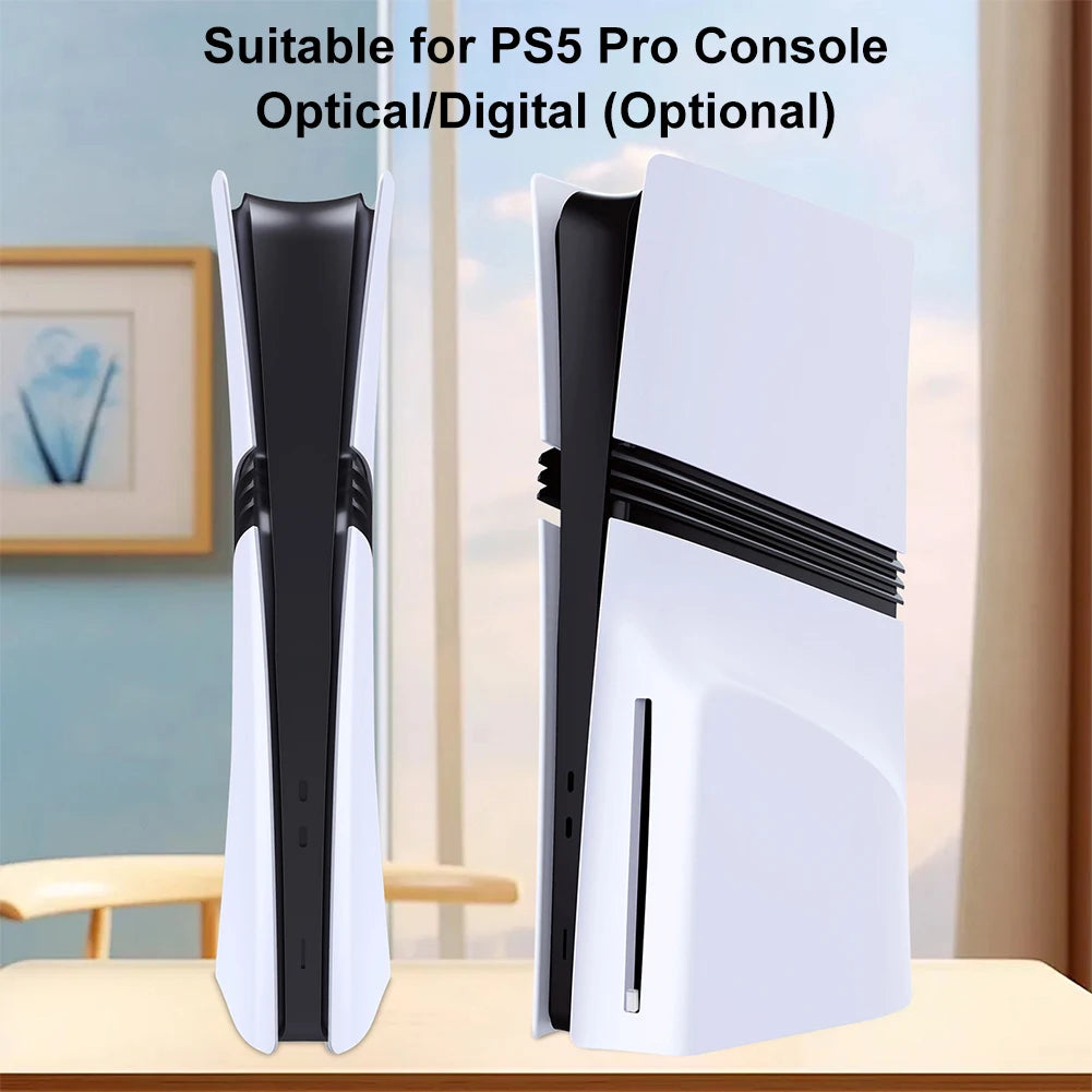 Plates for PS5 Pro Disc/Digital Edition Console Shell Panels Anti-Scratch ard Shell Face Plate Console Cover Dustproof Shell