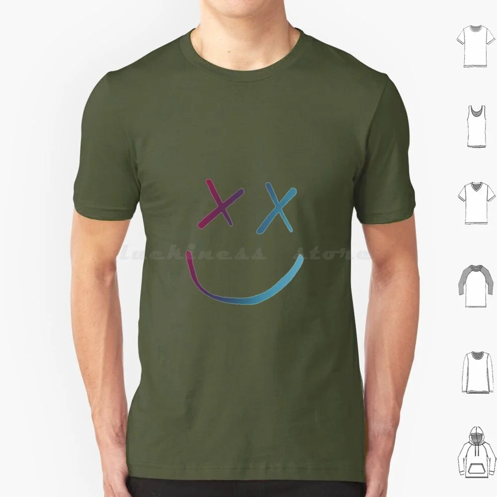 FAZE1 T Shirt Big Size 100% Cotton Rainbow Face Cool Fearless Walls Kill My Mind Purple Face Niall Horan Liam Payne Zayn Cute Laptop