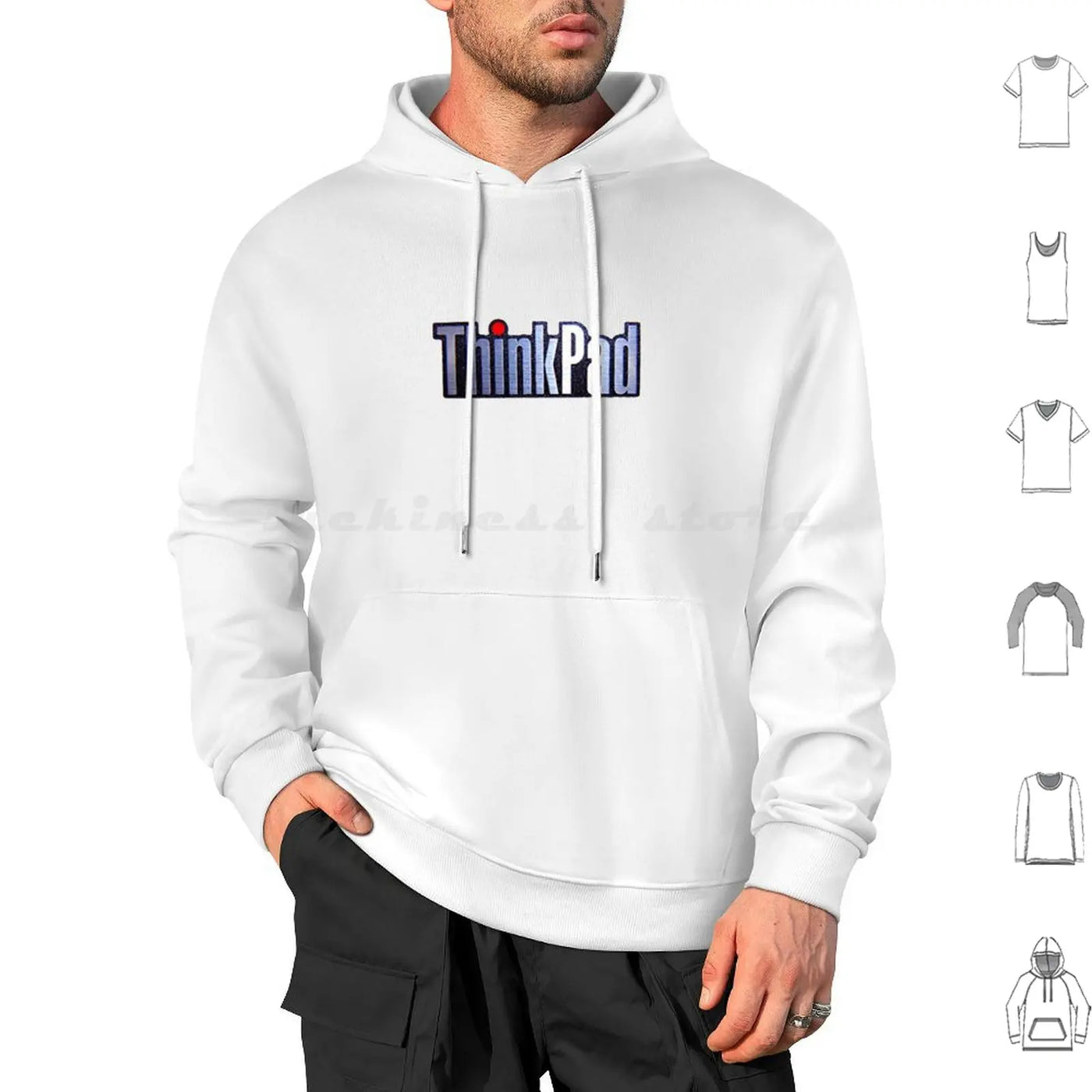Thinkpad Logo Realistic Hoodies Long Sleeve Thinkpad Think Logo Ibm Shiny Emblem Metal Realistic Laptop Pc Windows 1990