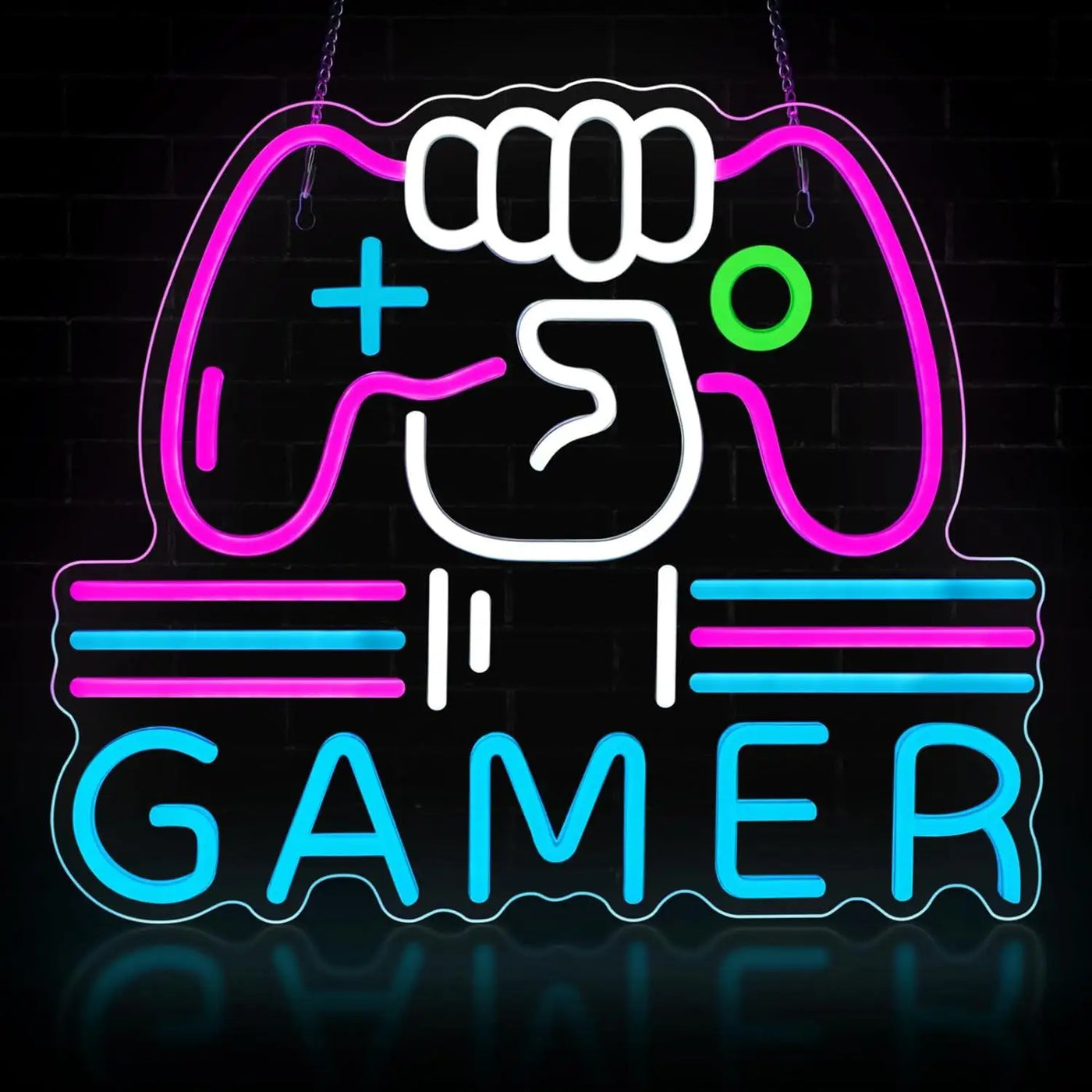 Gaming Neon Sign Controller USB Dimmable LED Neon Lights for Game Room Man Cave Boys Room Decor Personzalized Gifts for Kids