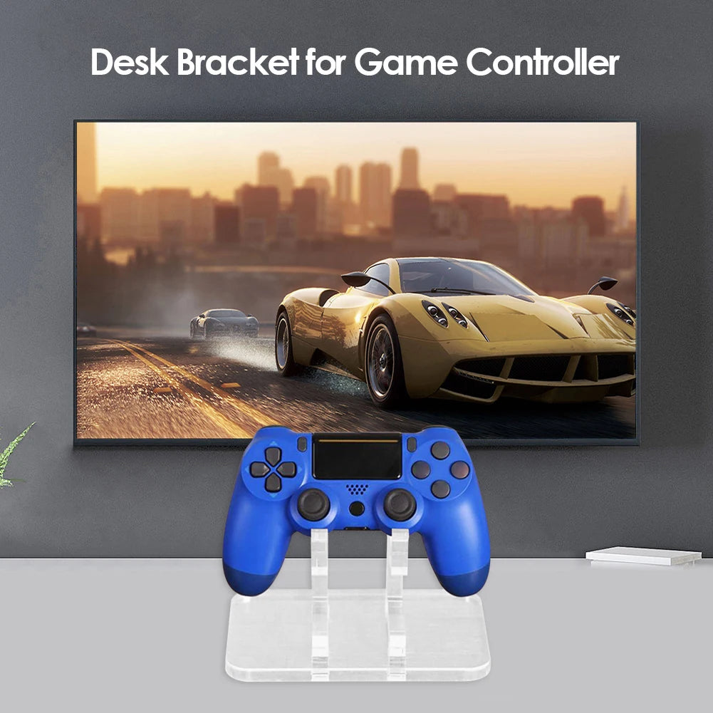 Game Controller Holder Acrylic Gamepad Display Support Transparent Accessories for Switch Pro/PS5/Xbox Series X/PS4 Joystick