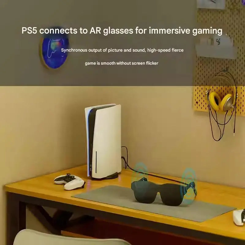 HDMI To Type-C Cable 2m Suitable AR Smart Glasses Computer Connection H to C Cable For PS5 Xreal Rayneo air Rokid HDMI Link