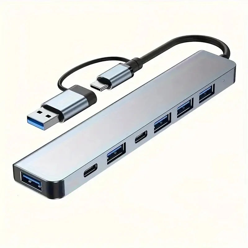 USB 3.0 HUB Type C to 7 Port USB HUB USB3.0 Adapter Multi Splitter High Speed 5 Gbps With PD USB C For Macbook Pro Air PC Laptop