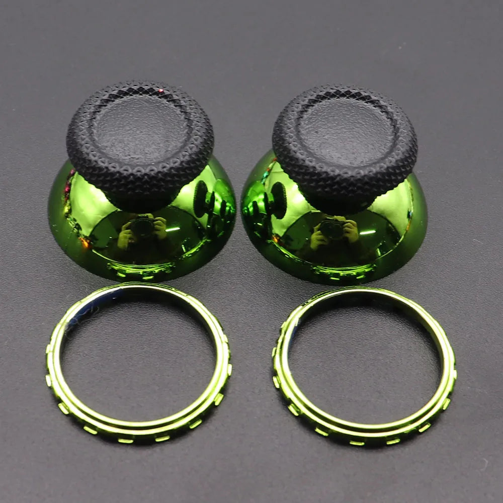 1set For PS5 V1 V2 V3 Controller Analog Accent Thumbstick Rings With 3D Analog Thumb Stick Joystick Caps Grip Game Accessories