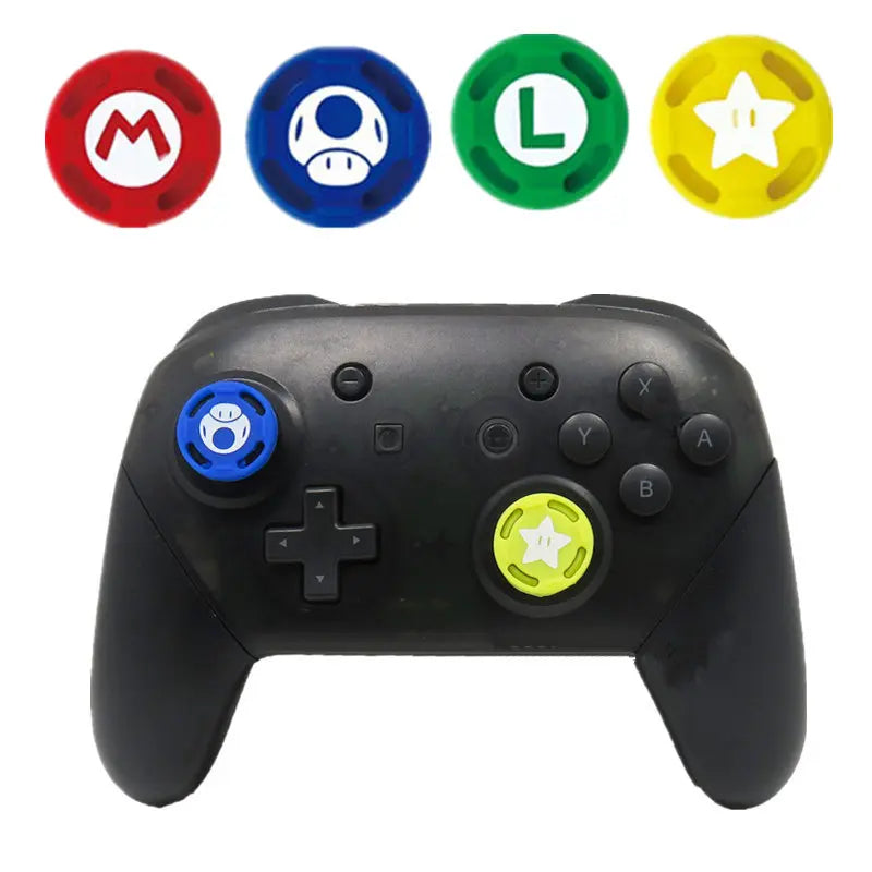 4pcs soft Silicone Analog Thumb Stick Grips Caps Cover Thumbsticks Cap Skin for Nintend Switch PRO PS4 PS5 Xbox One Controller