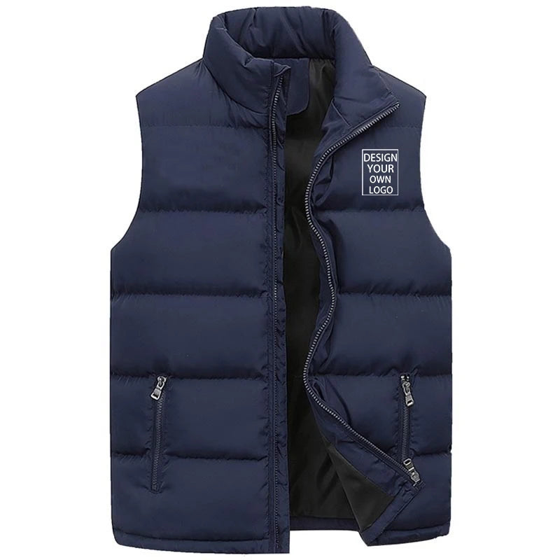 customized New Fashion Men's and Women's Windproof Sports Jackets, Sleeveless Jackets, Quality Vests