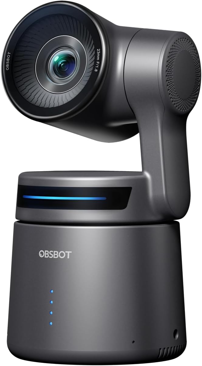 FAZE1 AI-Powered Tracking PTZ Camera, AI-Powered Tracking PTZ Camera with NDI Support, Intelligent APP, Gesture Control, Wireless Webcam Live Stream for Churches, Sports, Music Live, etc.