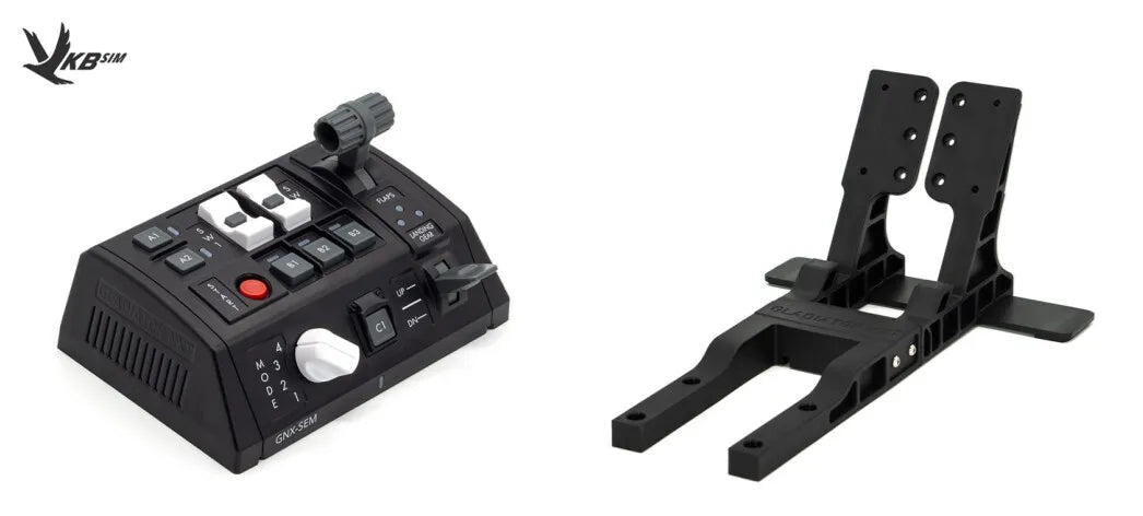 VKBSIM GNX SEM Game Rocker Programmable Two Color LED With Multifunctional Shaft Simulated Flight Rocker multifunctional bracket