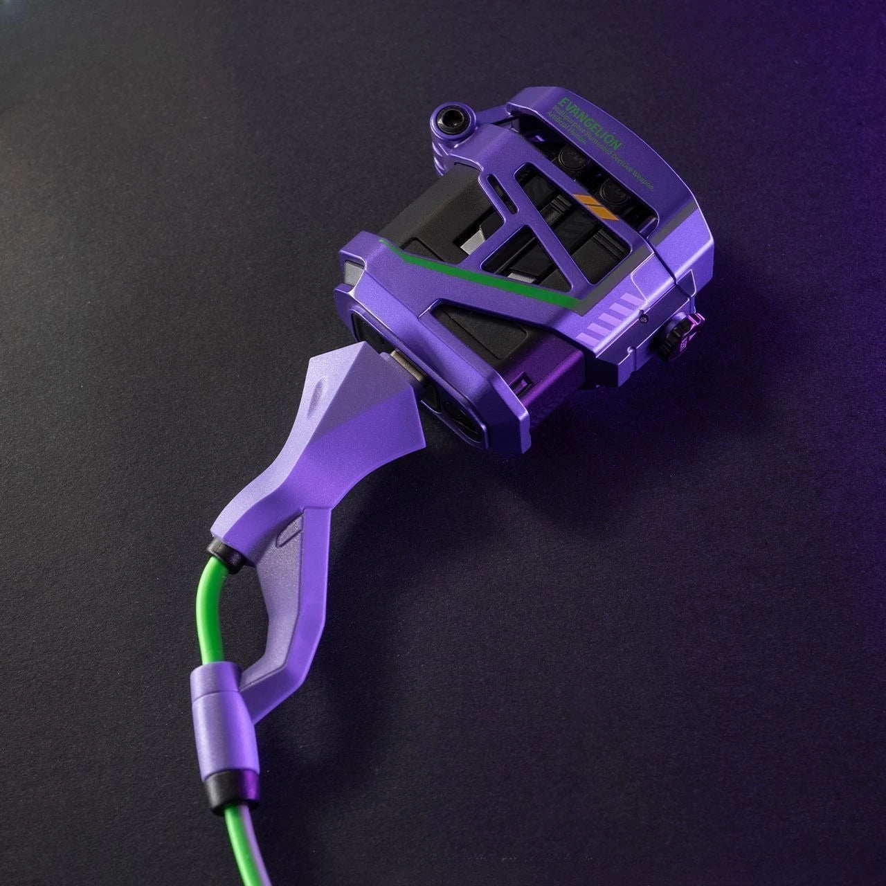 EVA 01 Themed Fast Charging USB-C Cable 1M Green Purple Data Sync Cord 3A Quick Charge for IPhone 16/17 Android Gaming Devices
