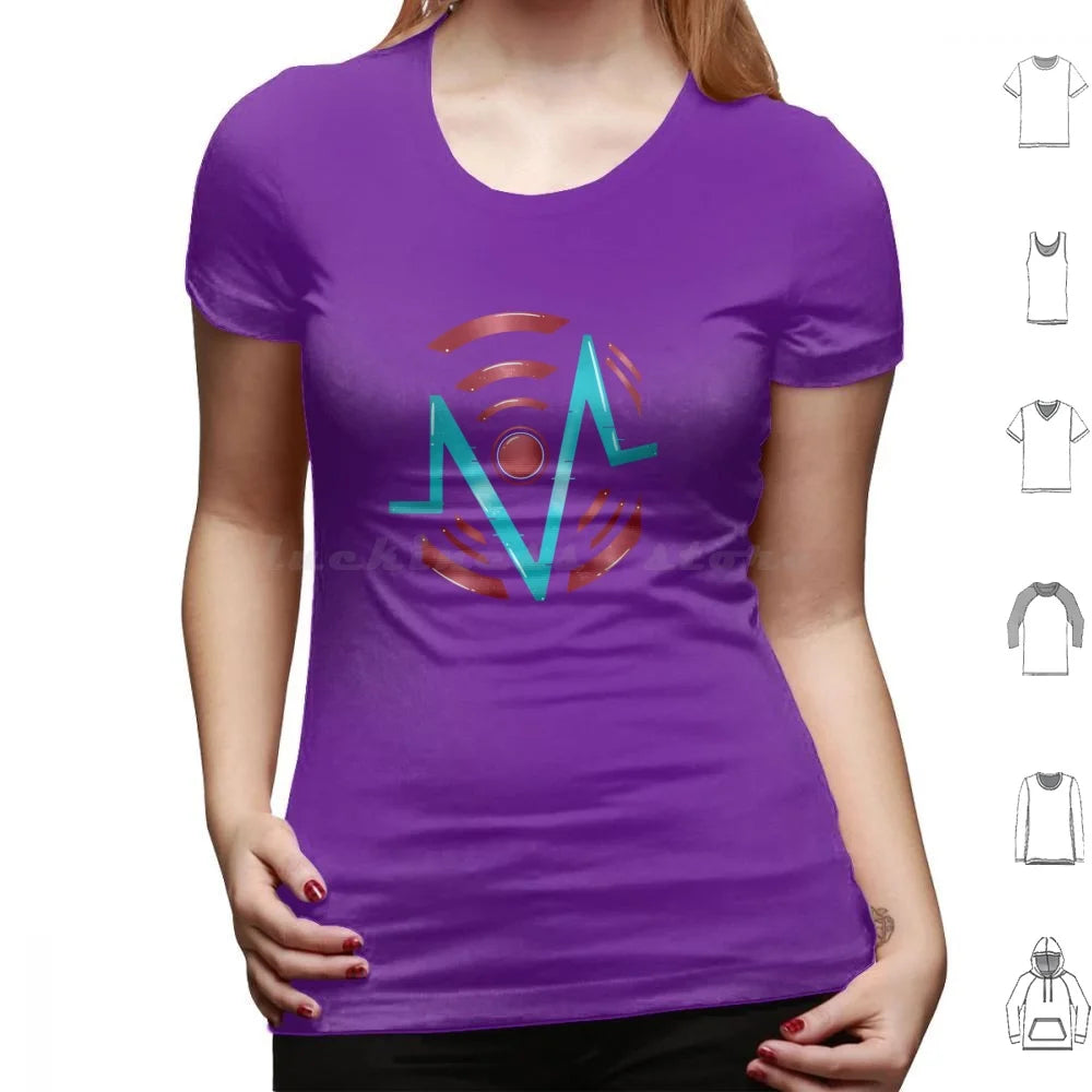 Vox Logo T Shirt Men Women Kids 6xl Vox Hazbin The Vees Velvette Vivziepop Tv Radio Demon Alastor Vox Laptop Hydro