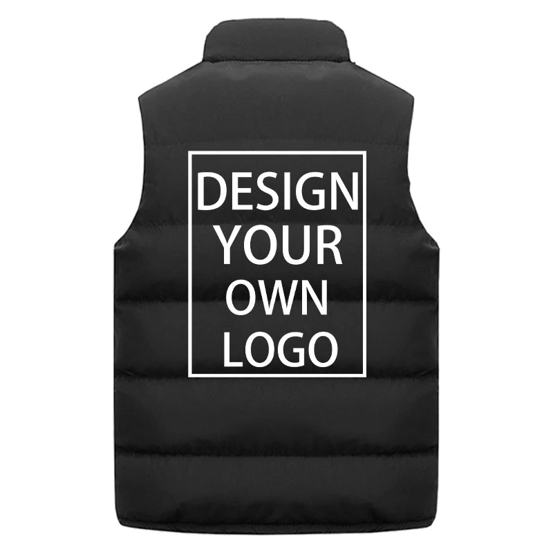 customized New Fashion Men's and Women's Windproof Sports Jackets, Sleeveless Jackets, Quality Vests