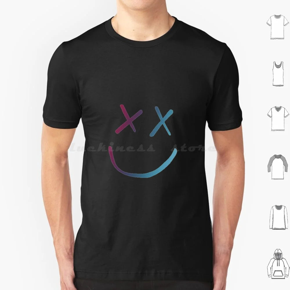 FAZE1 T Shirt Big Size 100% Cotton Rainbow Face Cool Fearless Walls Kill My Mind Purple Face Niall Horan Liam Payne Zayn Cute Laptop