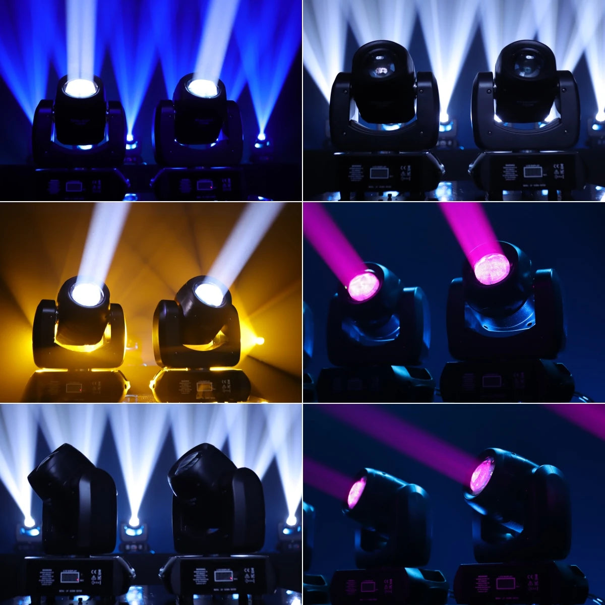 Moving Head Stage Light 120W LED With Sound Activated DMX512 Control Professional DJ Spotlight For Disco Events Church Show Bar