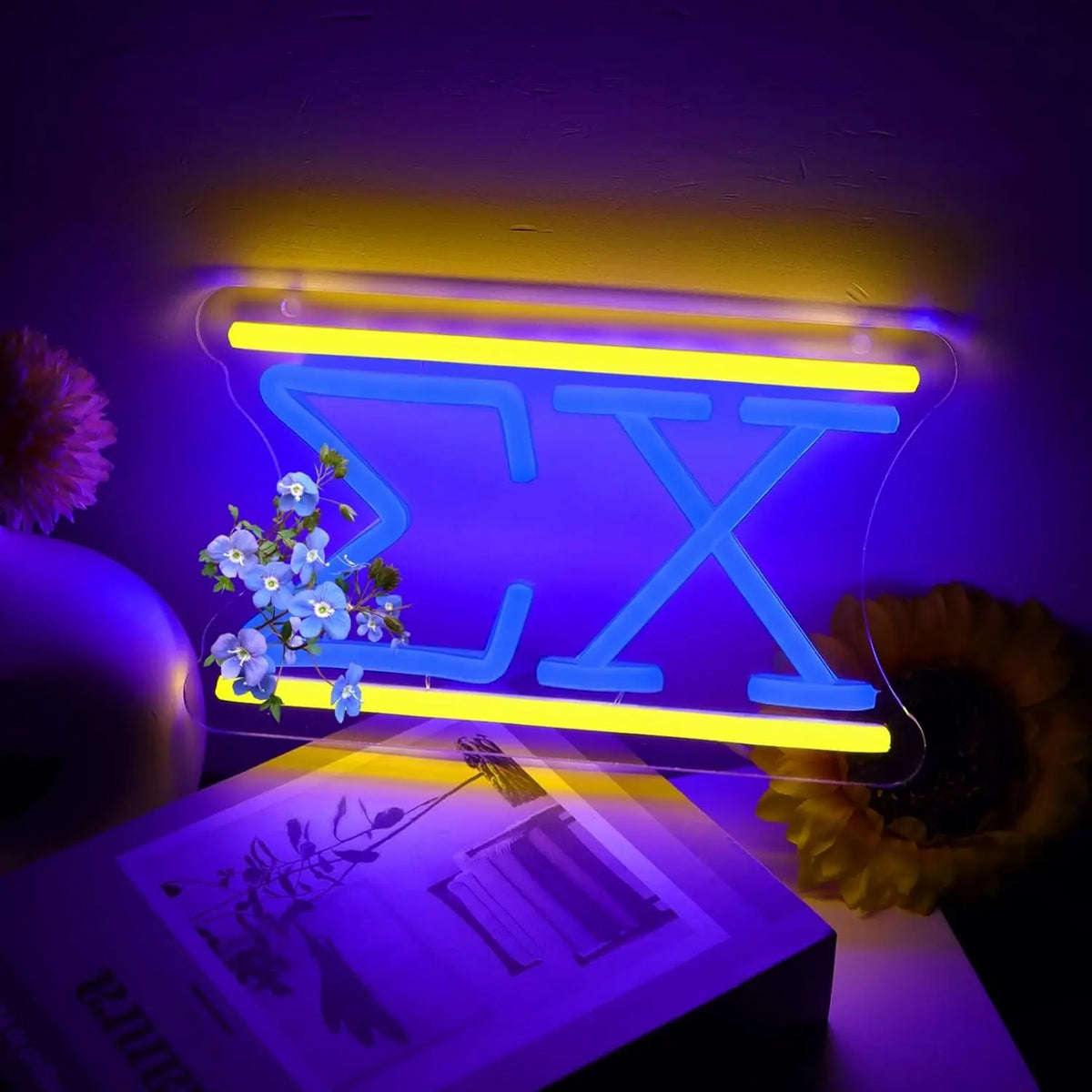 Fraternity Neon Sign EX Art Wall Light USB LED Neon Light for Home Bar Party Gaming Room Bedroom Decoration Gift Night Light