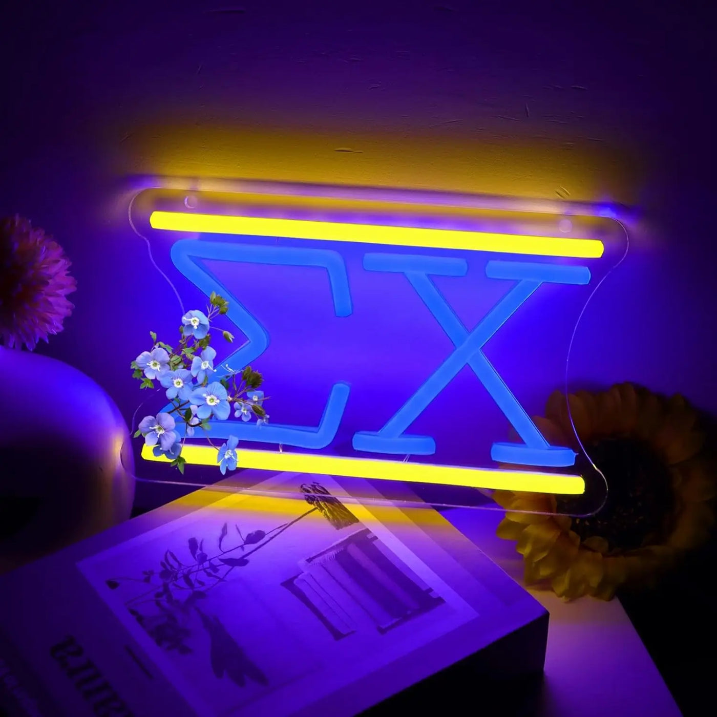 Fraternity Neon Sign EX Art Wall Light USB LED Neon Light for Home Bar Party Gaming Room Bedroom Decoration Gift Night Light