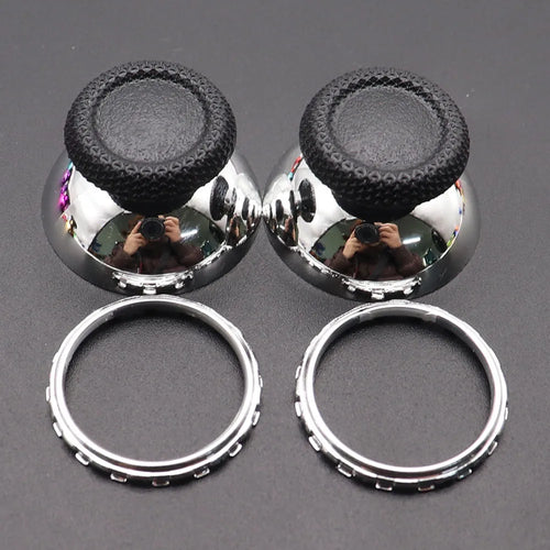 1set For PS5 V1 V2 V3 Controller Analog Accent Thumbstick Rings With 3D Analog Thumb Stick Joystick Caps Grip Game Accessories