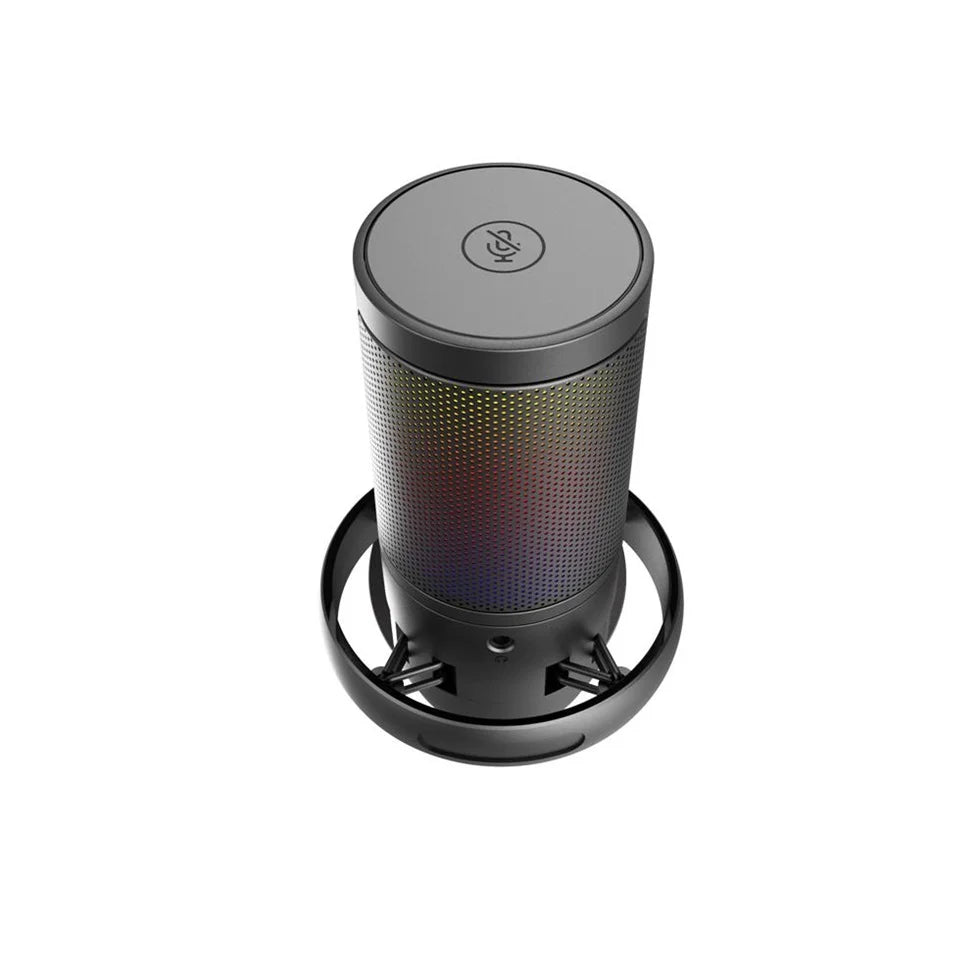 2025 ME6S Wireless Desktop Sound Card Games Microphone Video Conference Live Performance Recording Noise Cancelling Microphone