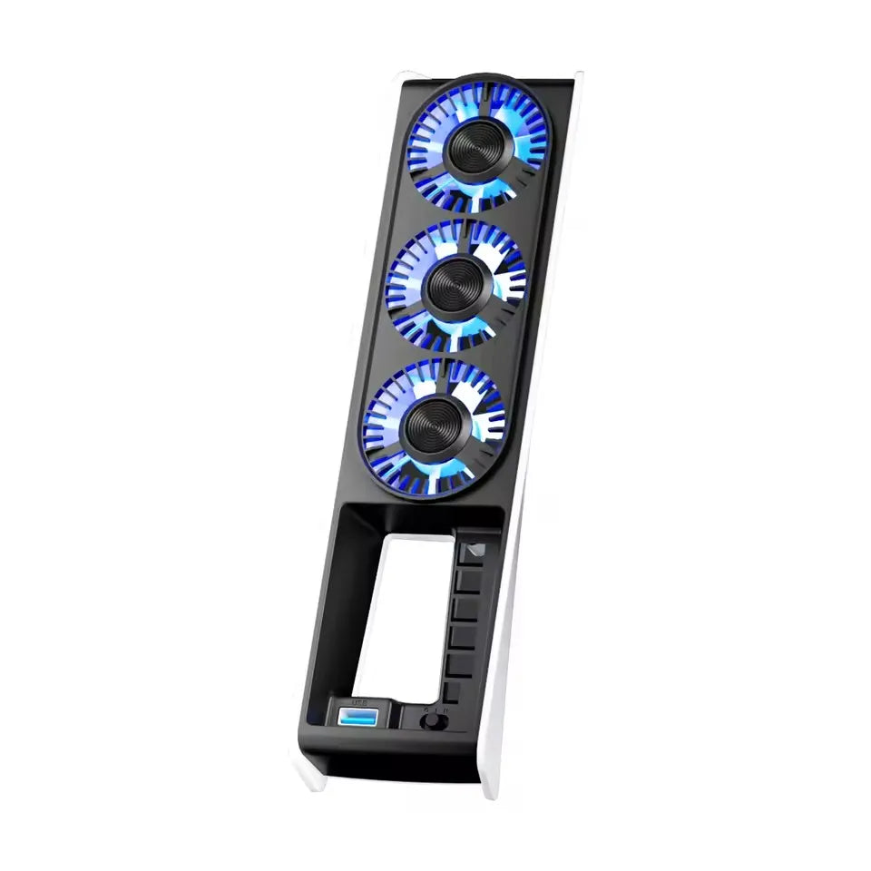 IINE PS5 Slim Intelligent Temperature-Controlled Cooling Fan Low-noice Working Compatible with PS5 Slim Disc & Digital Edition